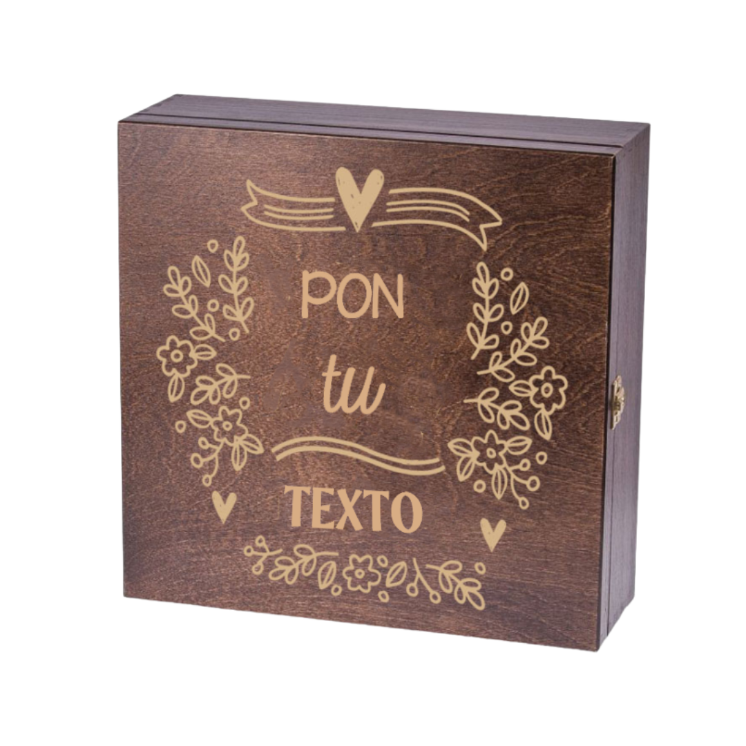 caja de madera personalizada