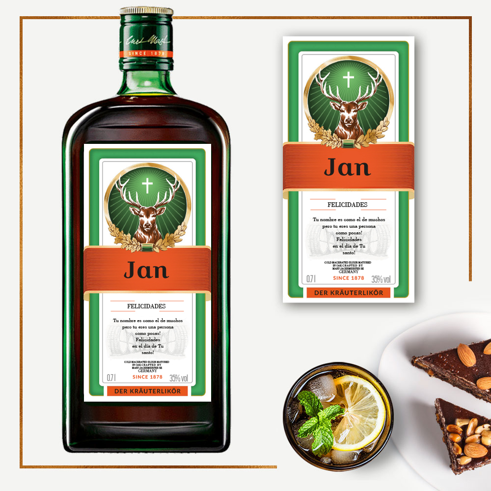 REGALOS DE CUMPLEAÑOS PERSONALIZADOS LOS MEJORES DESEOS JAGERMEISTER -  Regalos para cumpleaños. Ideas originales